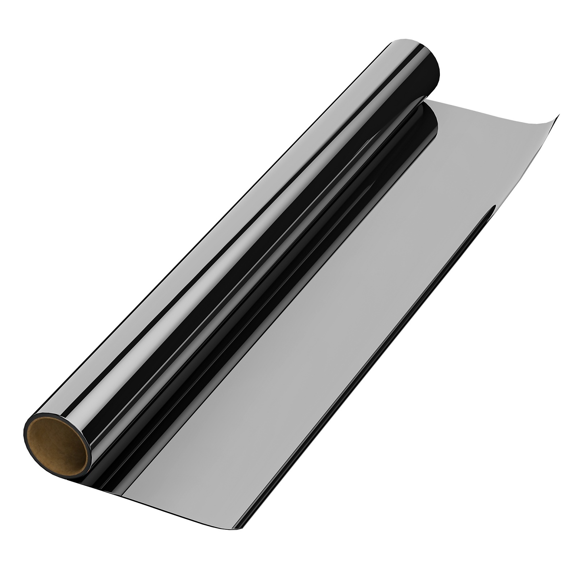BlackTeck Heat Blocking Anti-UV Blackout Window Film — 28in. W x 197in. L, One-Way Reflective, Dark Gray, Model# N2-235
